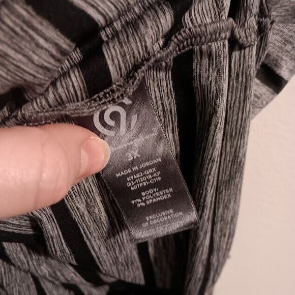 Champion Top Short Sleeve Open Back T-Shirt Workout Women's Size 3X Gray - Picture 5 of 7